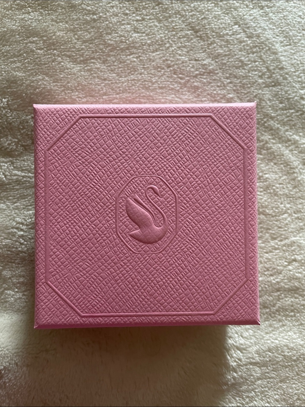 Empty Swarovski Pink Jewelry Presentation Box Set